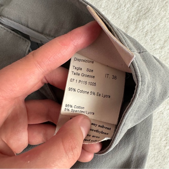 Piazza Sempione grey cigarette pants - Picture 4 of 6